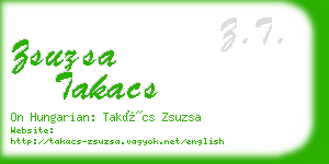 zsuzsa takacs business card